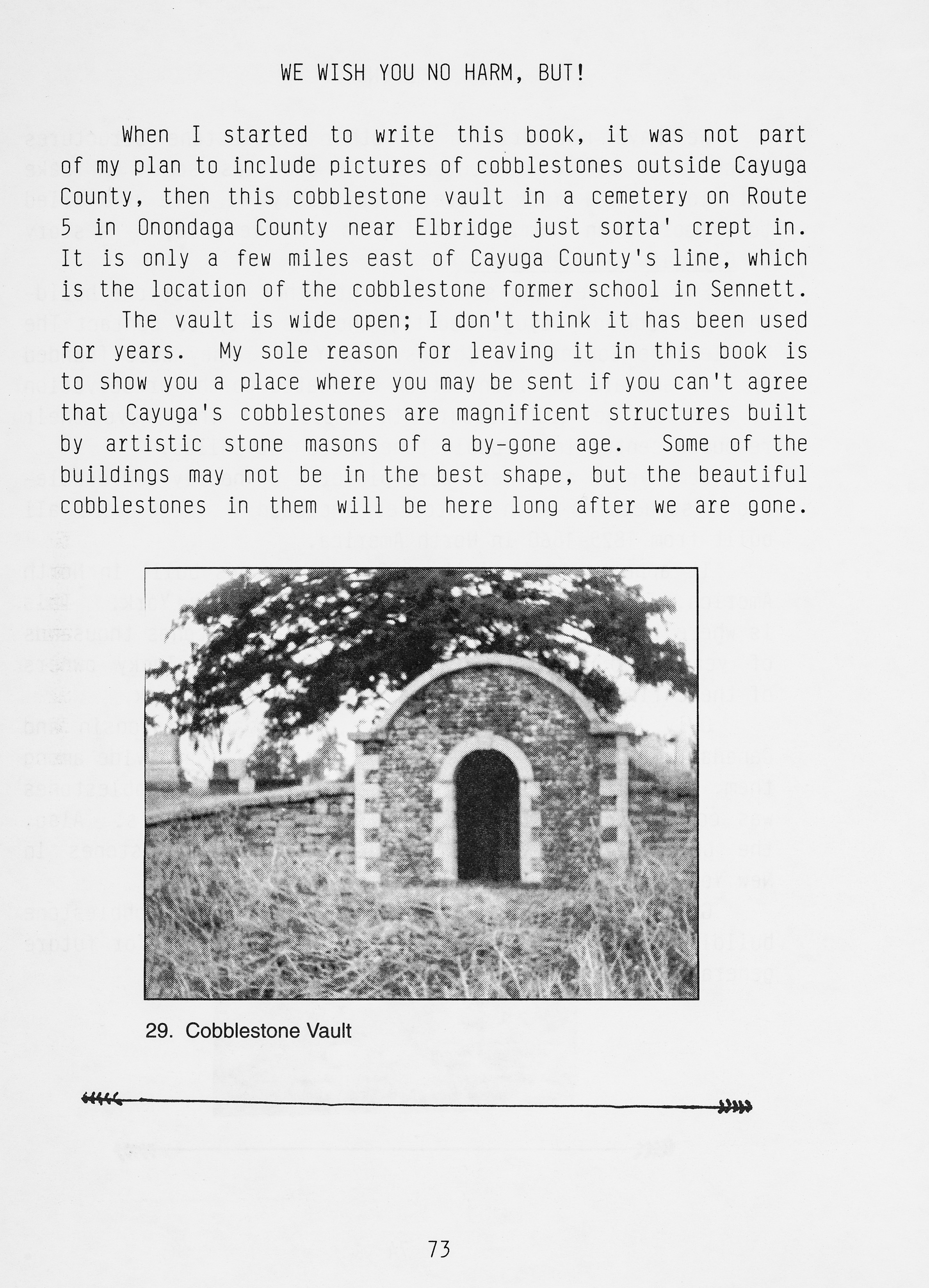 Cayugas Cobblestones p 73